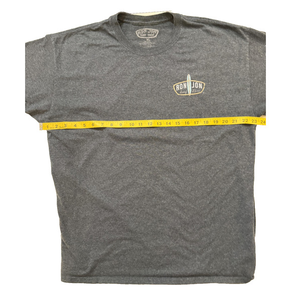 Ron Jon TShirt Mens XL Charcoal  Surf Shop Graphic Woody Wagon Surf Y2K Fader - Picture 5 of 7